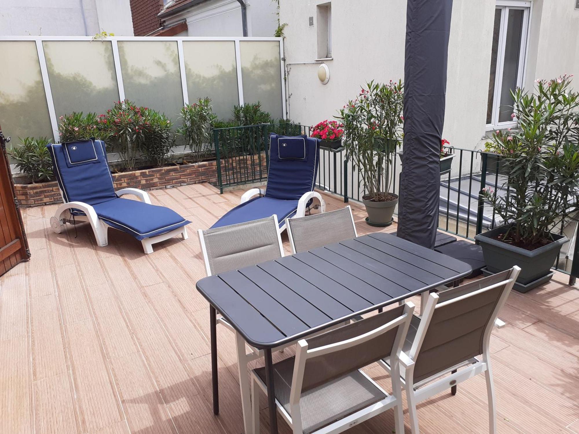 Maison Individuelle Avec Terrasse Nogent Sur Marne Exterior foto